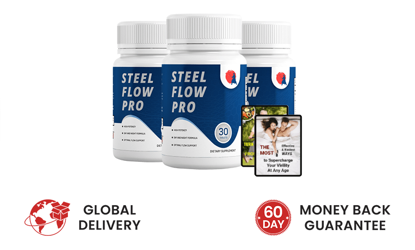 3 Bottles of Steel Flow Pro